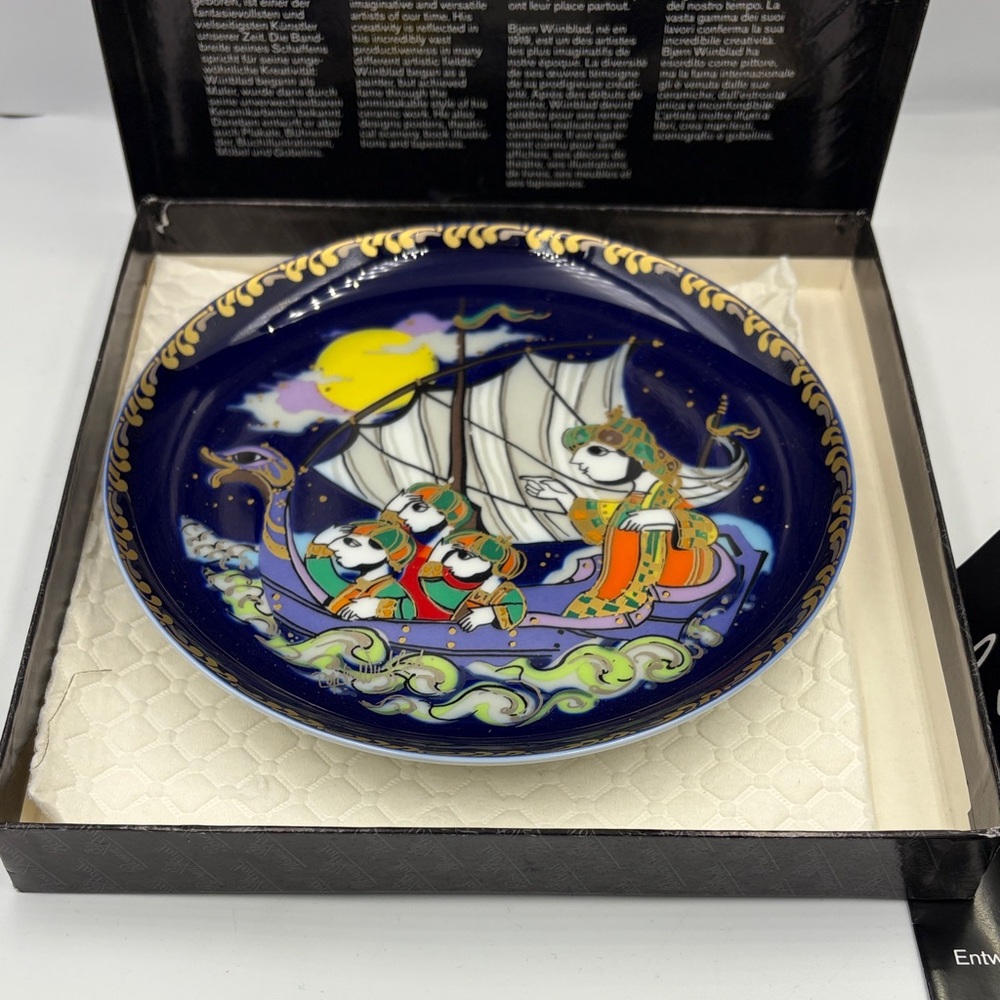 Rosenthal Bjorn Wiinblad Sinbad Collective Plate